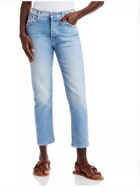 EUC- MOTHER The Scrapper High Rise Ankle Straight Jean Camera Obscura Size 27